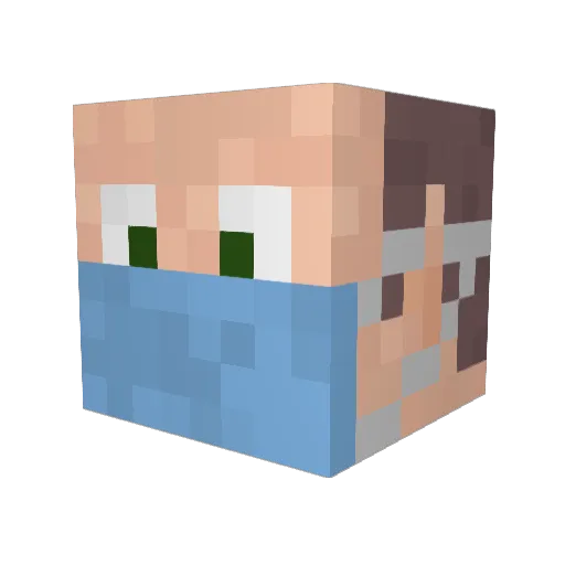 Doctor_VonDoom Minecraft avatar head, 3D render
