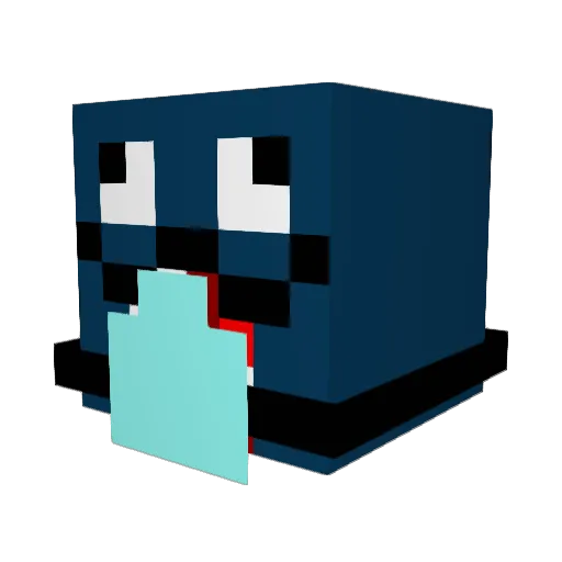 DoctorlySquid Minecraft avatar head, 3D render