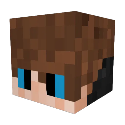 Doctortheodor Minecraft avatar head, 3D render