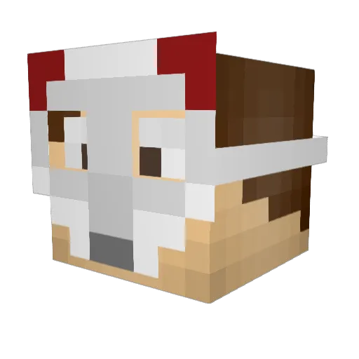 DodaDemon Minecraft avatar head, 3D render