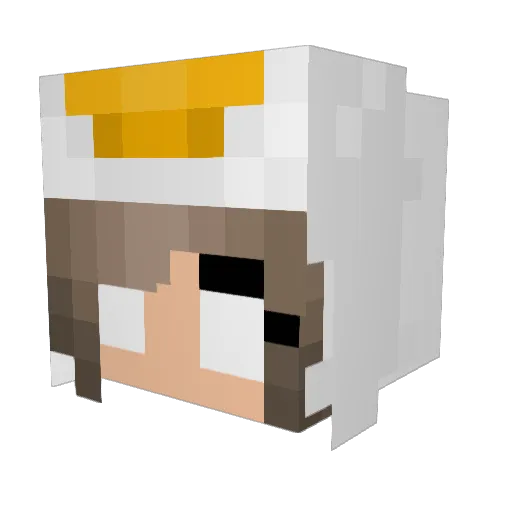 Doder1123 Minecraft avatar head, 3D render