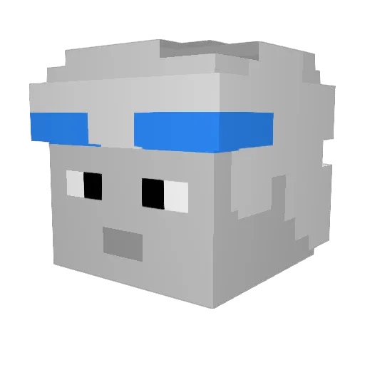 DodgeRamLover_69 Minecraft avatar head, 3D render
