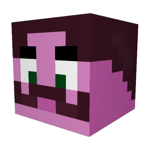 DodgyMango Minecraft avatar head, 3D render