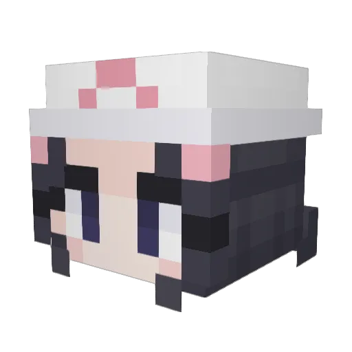 Dodie_Dawn Minecraft avatar head, 3D render