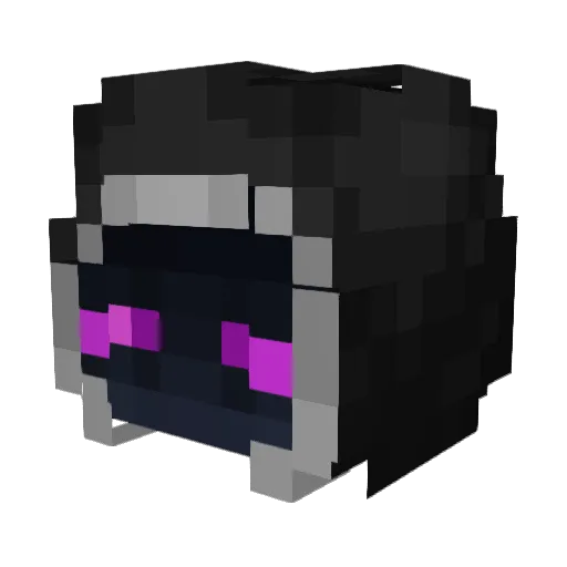 Dodnel Minecraft avatar head, 3D render