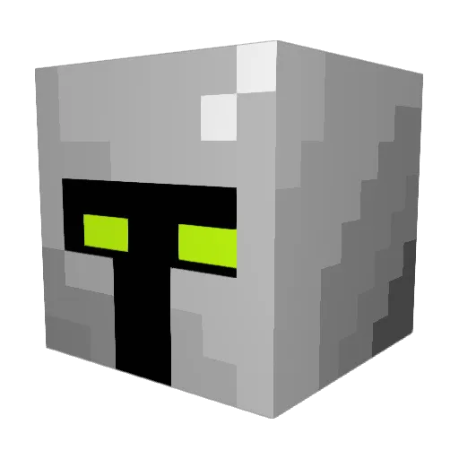 Dodo19 Minecraft avatar head, 3D render