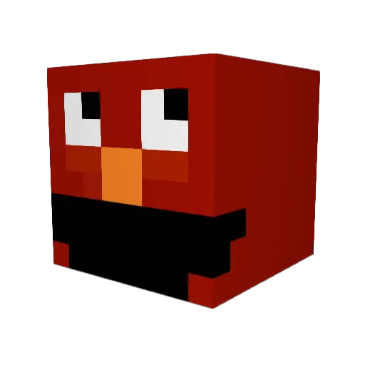 Dodo987 Minecraft avatar head, 3D render