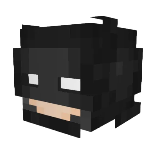 DodoBirdFilms Minecraft avatar head, 3D render