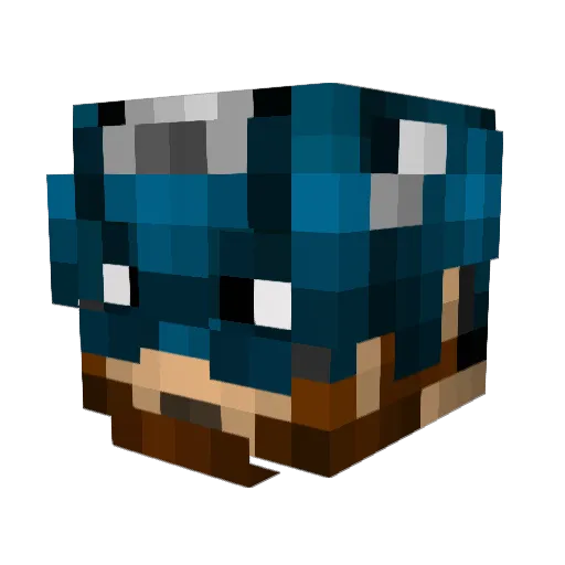 Dodo_keks Minecraft avatar head, 3D render