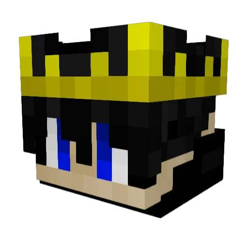 Dododigger64 Minecraft avatar head, 3D render