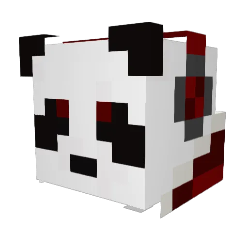 Dodogar Minecraft avatar head, 3D render