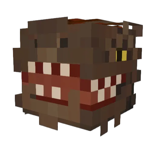 Dodoman9 Minecraft avatar head, 3D render