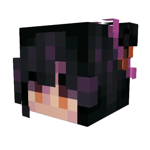 Dodominix Minecraft avatar head, 3D render