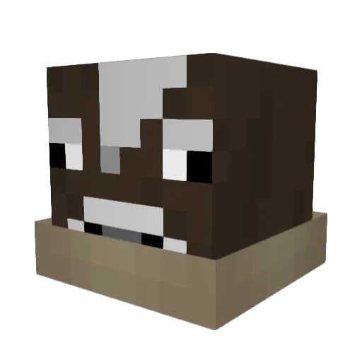 Dodonoob044 Minecraft avatar head, 3D render
