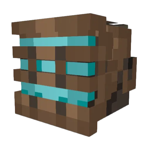 Dodosan Minecraft avatar head, 3D render