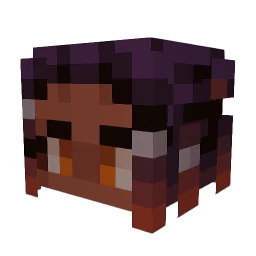 Dodu_ Minecraft avatar head, 3D render