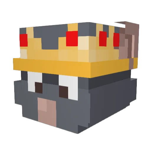DoebDoep Minecraft avatar head, 3D render