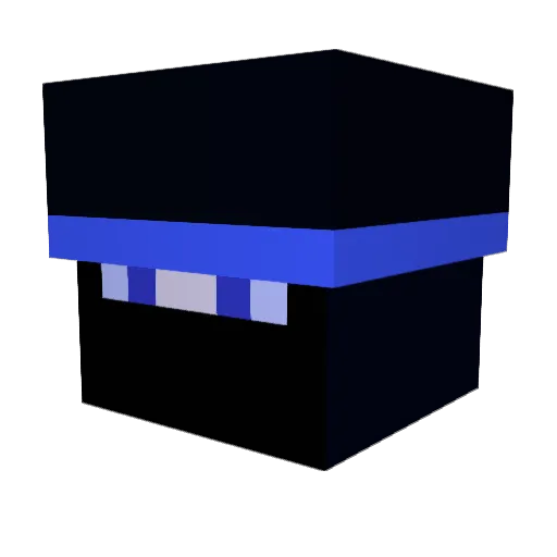 Doebun Minecraft avatar head, 3D render