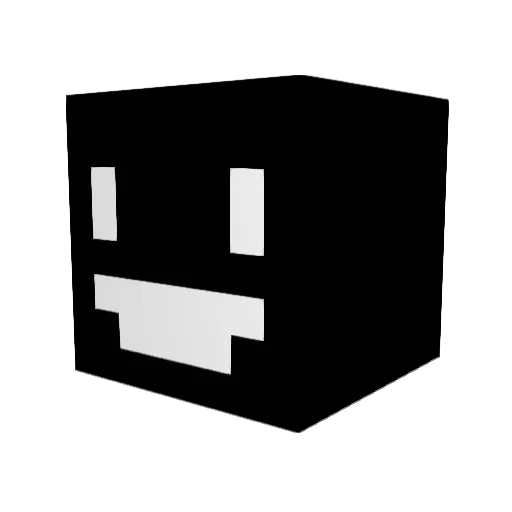 Doedit Minecraft avatar head, 3D render