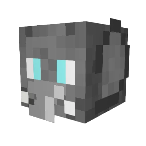 Minecraft-Avatar von Doefo: Kopf als 3D-Render
