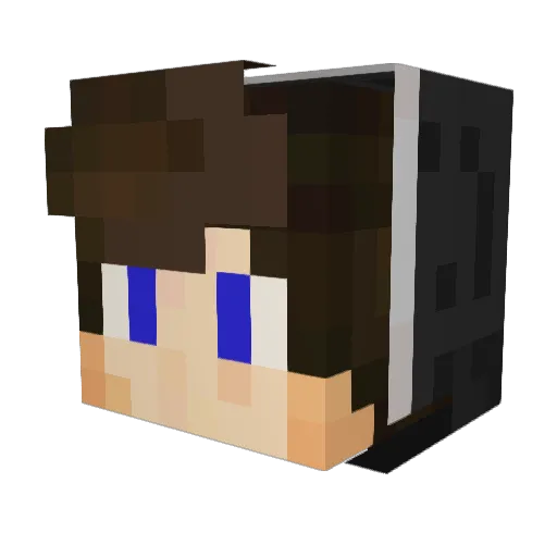 Doekoeman_ Minecraft avatar head, 3D render