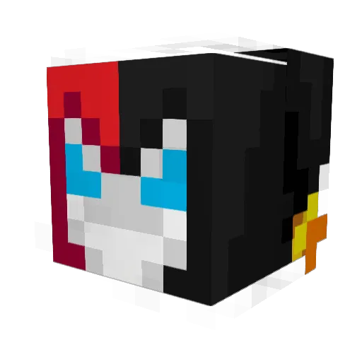 DoesYourBackHurt Minecraft avatar head, 3D render