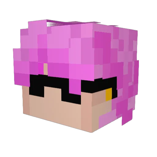 Doffo_69 Minecraft avatar head, 3D render