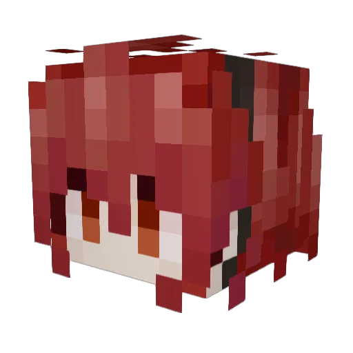 Dofixx Minecraft avatar head, 3D render