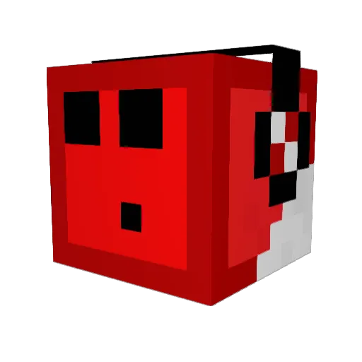 DogBeader Minecraft avatar head, 3D render