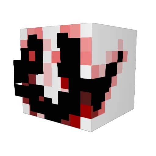 DogCrematorium Minecraft avatar head, 3D render