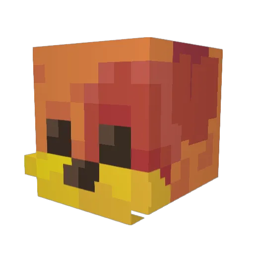 DogDaySaysFetch Minecraft avatar head, 3D render