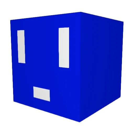 DogKid27 Minecraft avatar head, 3D render