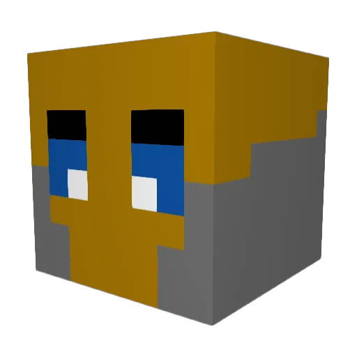 DogWatch9140 Minecraft avatar head, 3D render