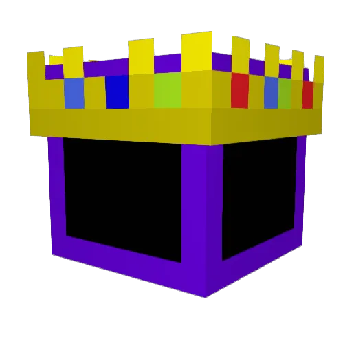 Dog_Named_Waffle Minecraft avatar head, 3D render
