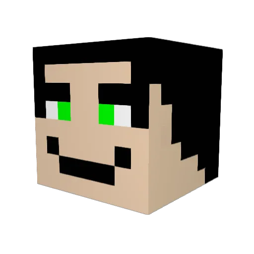Dogboy31 Minecraft avatar head, 3D render
