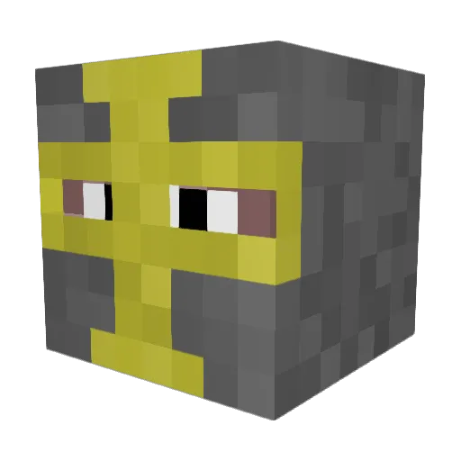DogeTheFireLord Minecraft avatar head, 3D render