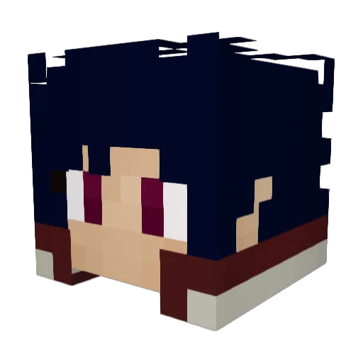 DogeVader Minecraft avatar head, 3D render