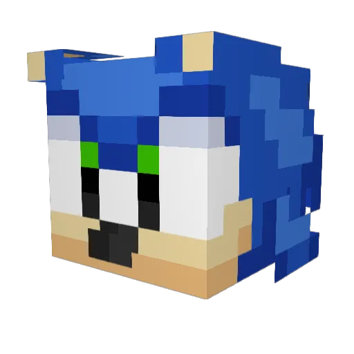 Doge_Magic Minecraft avatar head, 3D render
