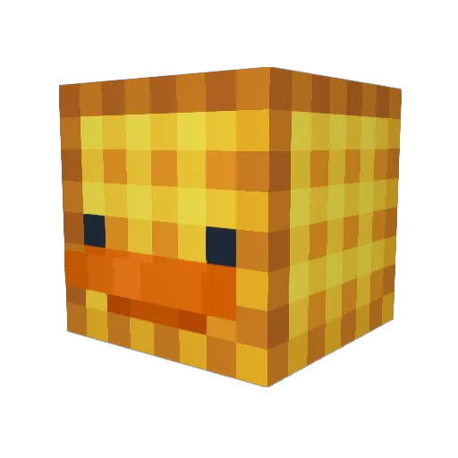 Dogemaster8905 Minecraft avatar head, 3D render