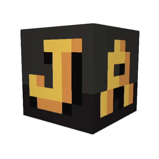 Doger Minecraft avatar head, 3D render