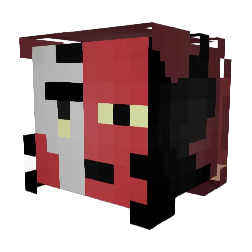 Dogfly016 Minecraft avatar head, 3D render