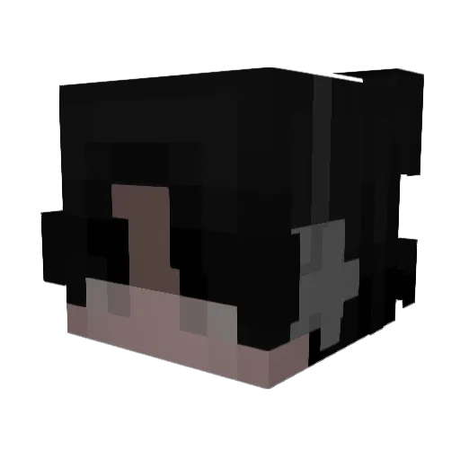 Doggertson Minecraft avatar head, 3D render