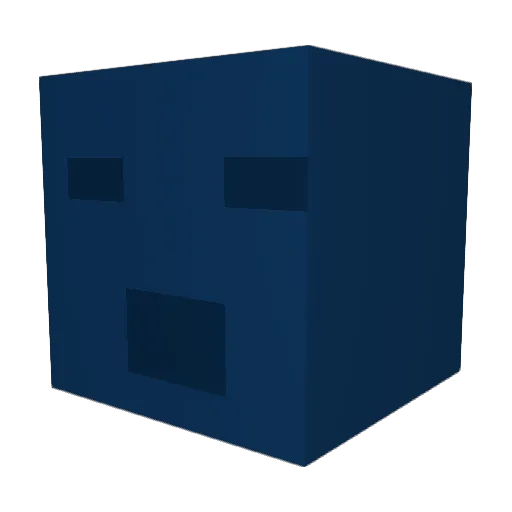 DoggiePLAYZZ Minecraft avatar head, 3D render