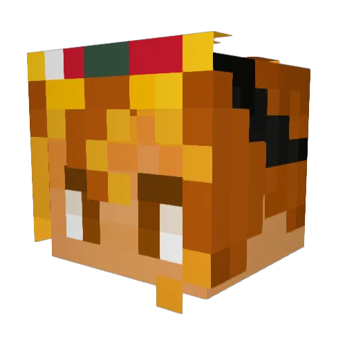 Doggis_227 Minecraft avatar head, 3D render