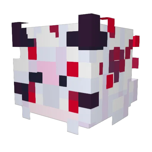 DoggoGris Minecraft avatar head, 3D render