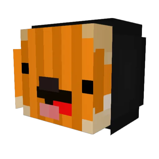 Minecraft-Avatar von Doggo_XD: Kopf als 3D-Render