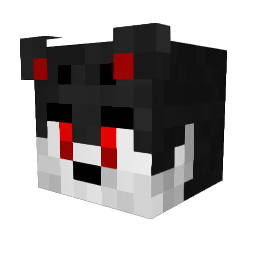 Doggy45NL Minecraft avatar head, 3D render