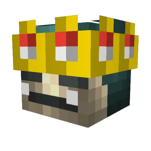 DoggyY366 Minecraft avatar head, 3D render