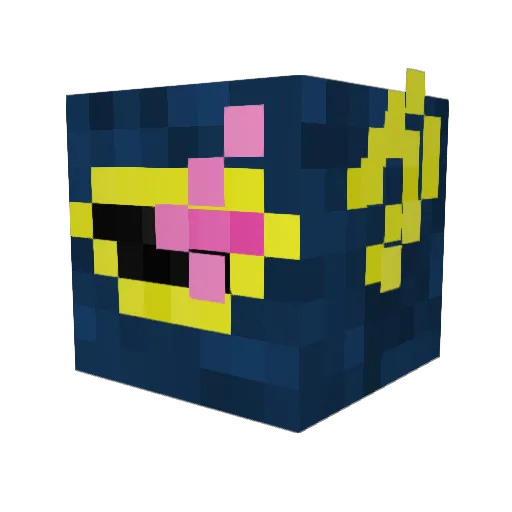 Doglad04 Minecraft avatar head, 3D render