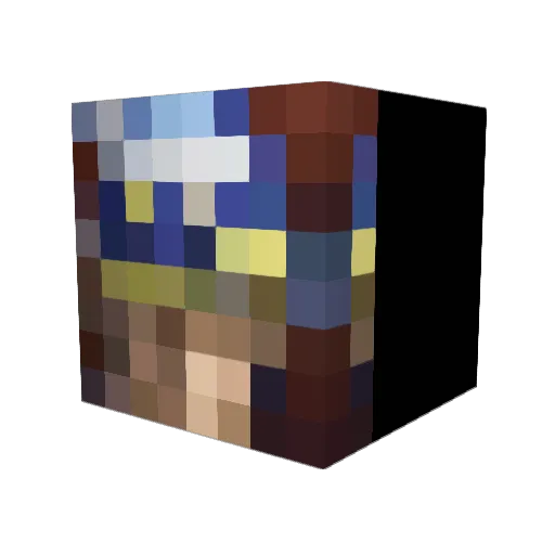 DogsOfWar77 Minecraft avatar head, 3D render